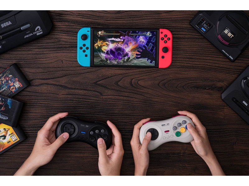 8BitDo M30 Bluetooth Pad White - Wireless Controller - Android
