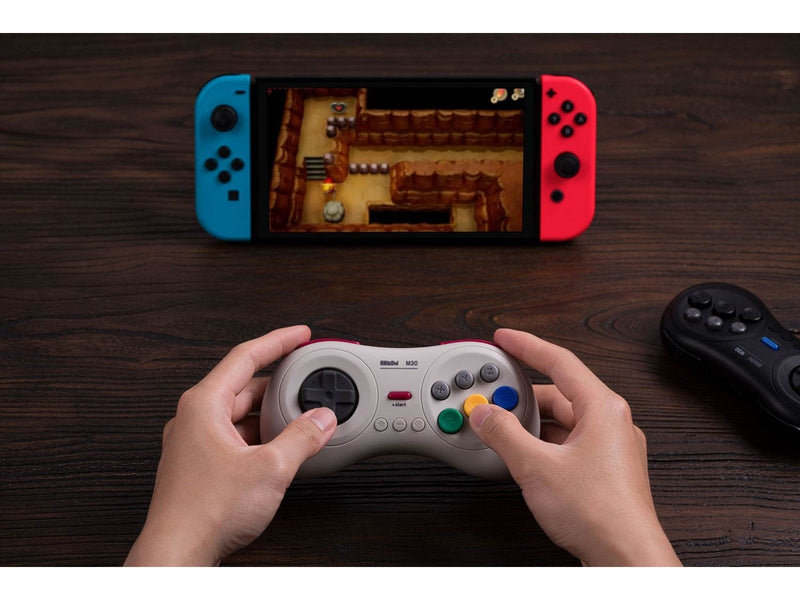 8BitDo M30 Bluetooth Pad White - Wireless Controller - Android