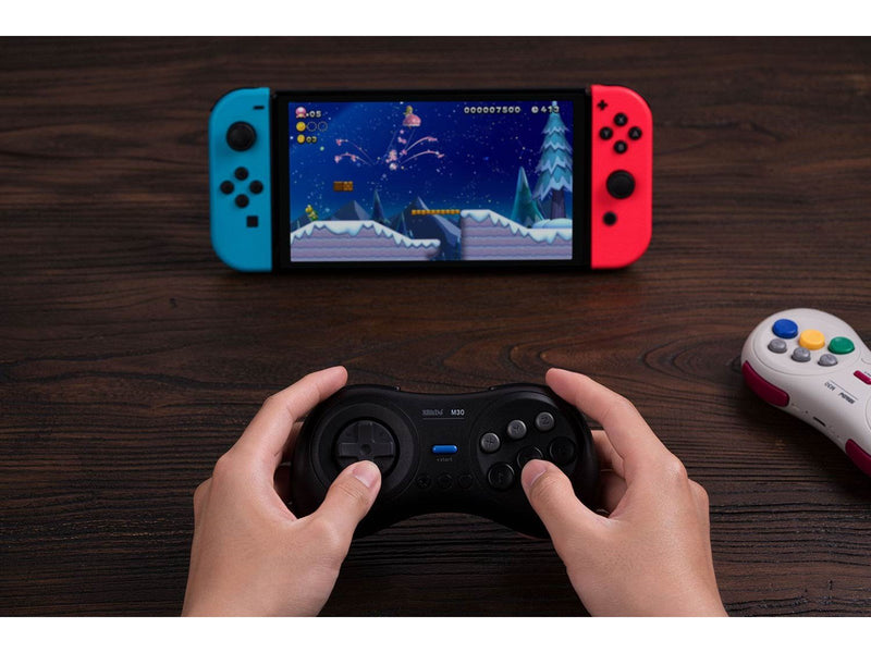 8BitDo M30 Bluetooth Pad White - Wireless Controller - Android