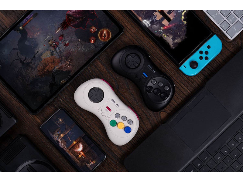 8BitDo M30 Bluetooth Pad White - Wireless Controller - Android