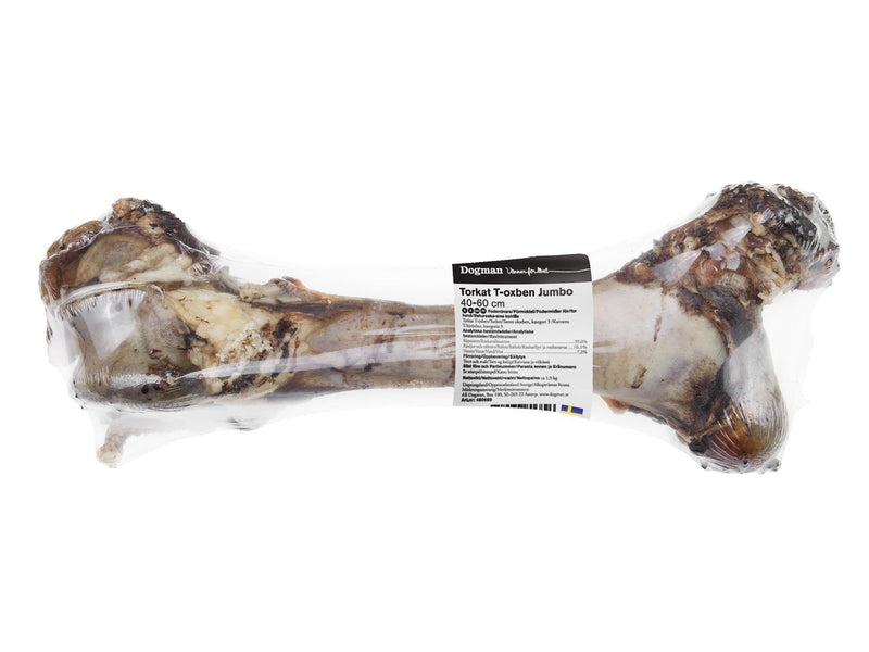 Dogman Kausnack für Hunde Getrockneter Rinderknochen XL 40-60 cm