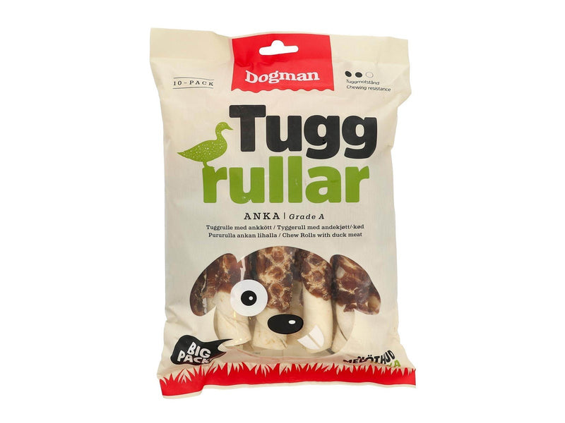 Dogman Chew rolls with duck 10p