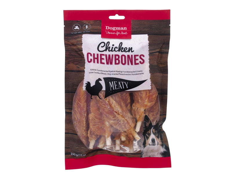 Dogman Chicken Chew bones 12p