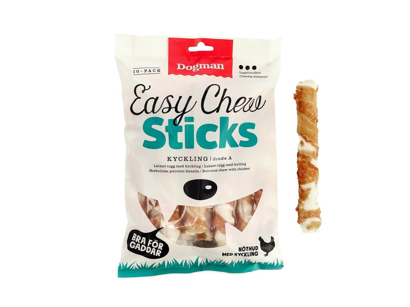 Dogman Hundesnacks Easychew Sticks Hähnchen (10er-Pack)
