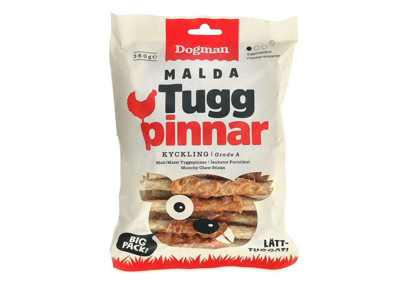 Dogman Chew sticks munchy chicken 30p