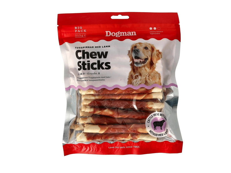 Dogman Chew Sticks Lamb 313g (25-Pack)