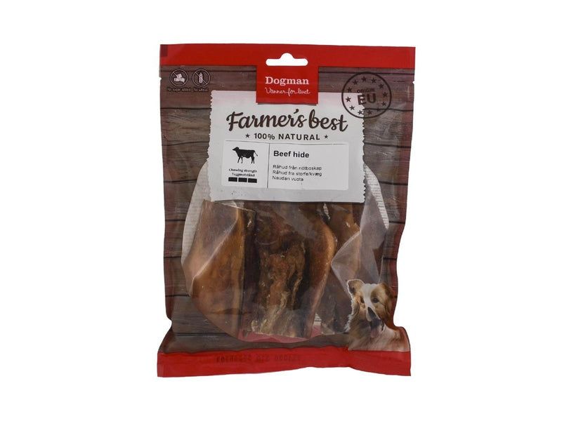 Dogman Dried skin pieces beef