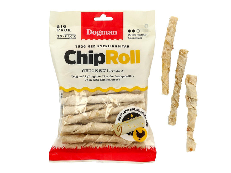 Dogman Chicken Chip Roll 25p
