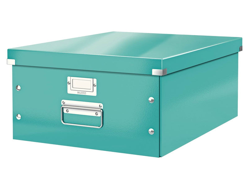 Leitz  Click & Store WOW Aufbewahrungs- und Transportbox Groß (Für A3) Eisblau