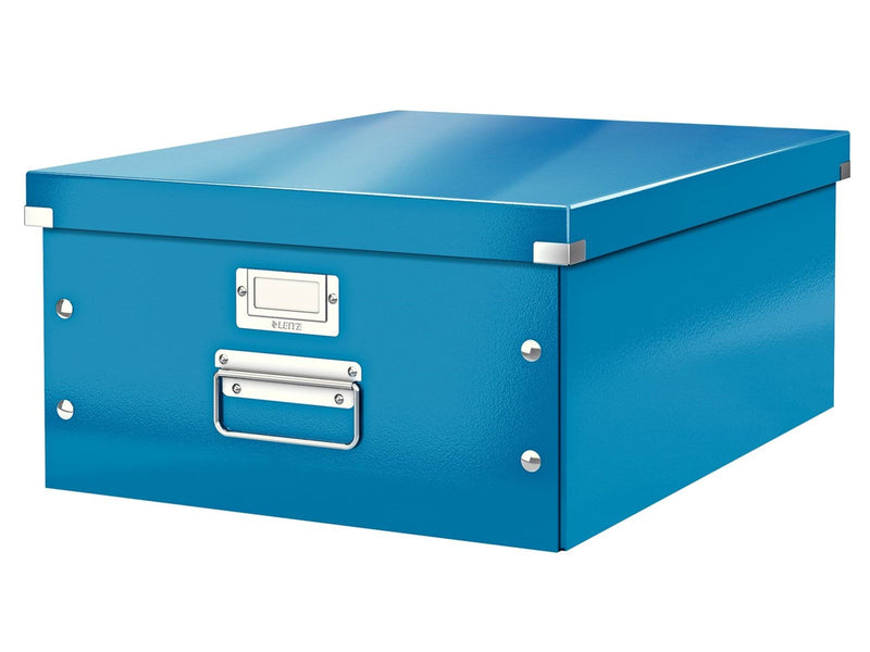 Leitz  Click & Store WOW Aufbewahrungs- und Transportbox Groß (Für A3) Blau