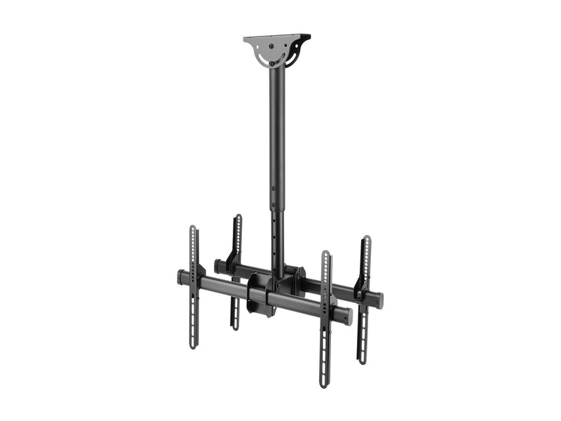 Deltaco Office ARM-0403 mounting kit - back-to-back telescopic - for 2 flat panels - black 45 kg 70" 200 x 200 mm