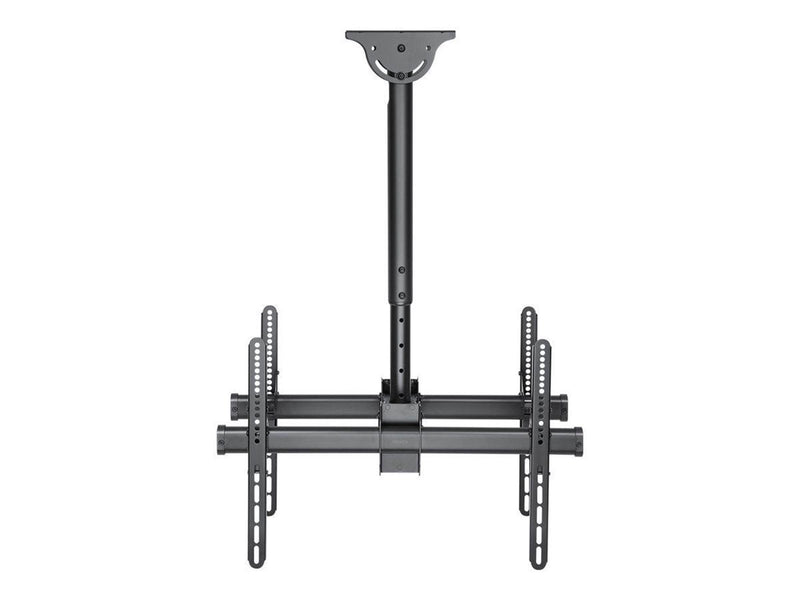 Deltaco Office ARM-0403 mounting kit - back-to-back telescopic - for 2 flat panels - black 45 kg 70" 200 x 200 mm