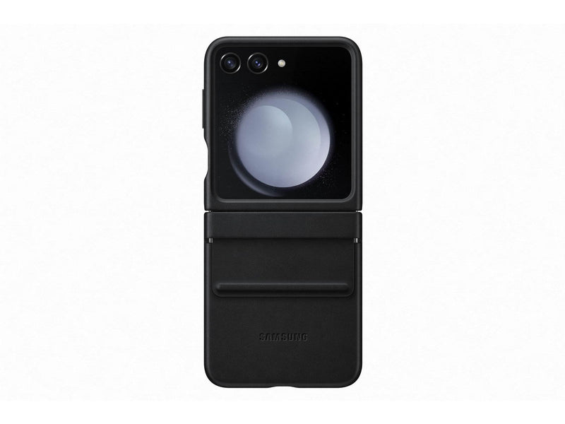 Samsung Galaxy Z Flip5 Flap ECO-Leather Case - Black