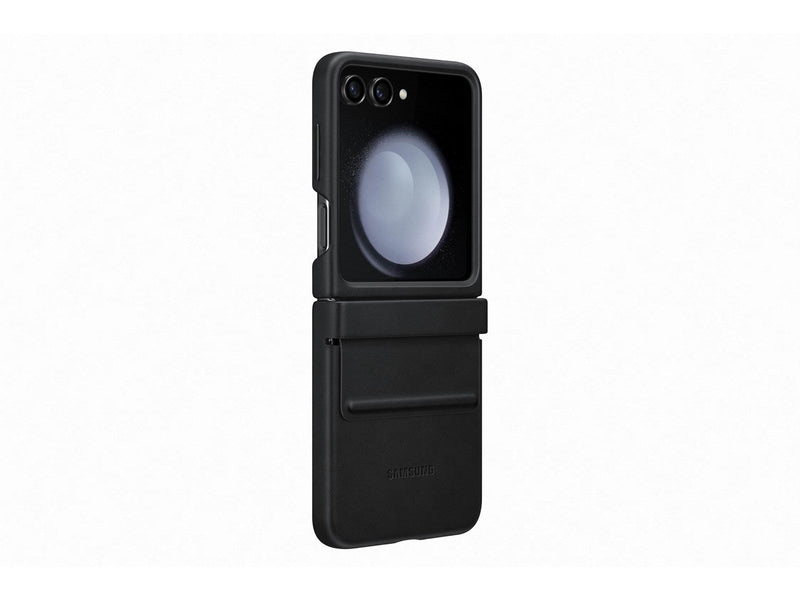 Samsung Galaxy Z Flip5 Flap ECO-Leather Case - Black