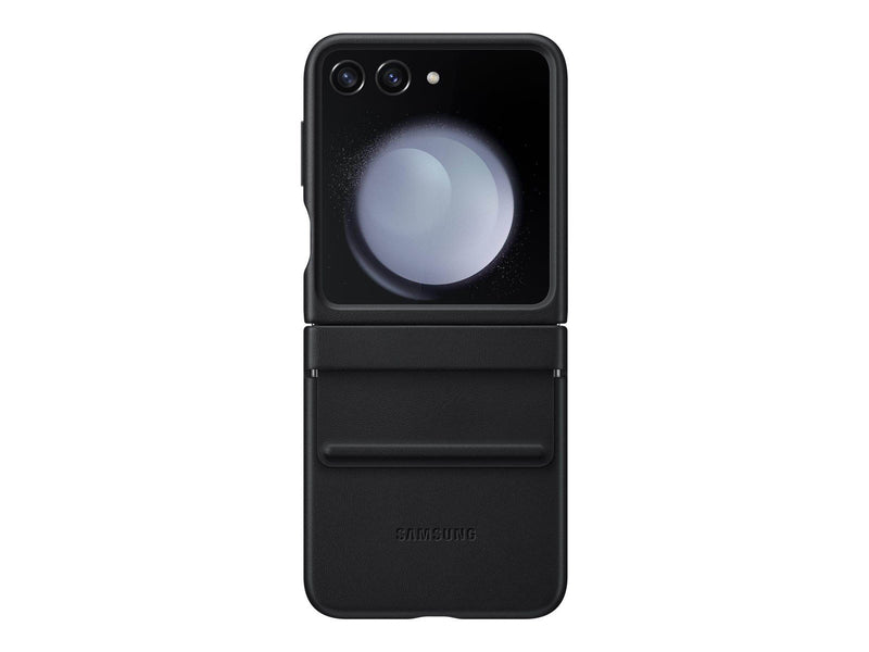 Samsung Galaxy Z Flip5 Flap ECO-Leather Case - Black