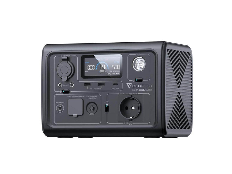 BLUETTI EB3A Portable Power Station 600W - 268Wh