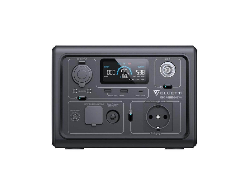 BLUETTI EB3A Portable Power Station 600W - 268Wh