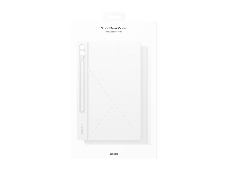 Samsung Galaxy Tab S10+ / Tab S9+ / Tab S9 FE+ - Smart Book Cover - White