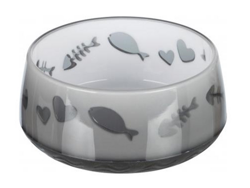 Trixie Plastic Bowl for Cats 0.3 l/ø 12 cm Assorted Colours