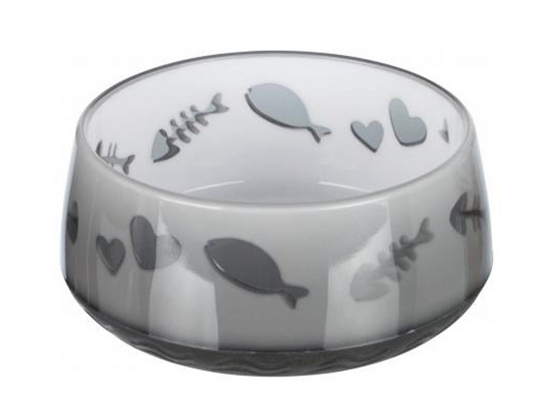 Trixie Plastic Bowl for Cats 0.3 l/ø 12 cm Assorted Colours