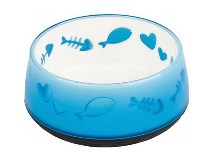 Trixie Plastic Bowl for Cats 0.3 l/ø 12 cm Assorted Colours