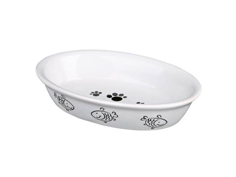 Trixie Ceramic Bowl for Cats 0.2 l/15 × 10 cm assorted colours