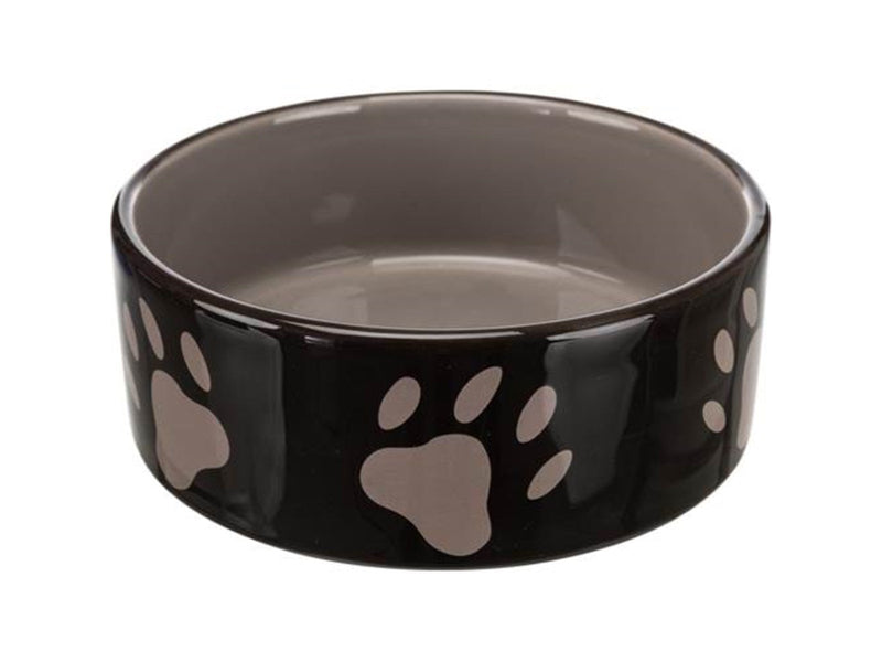 Trixie Ceramic Bowl w/ paws 0.8 l/ø 16cm