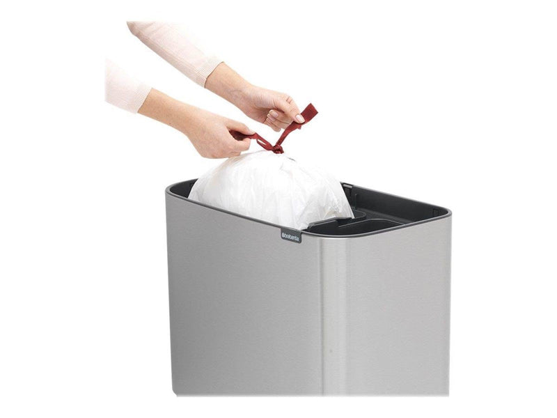 brabantia Bo Touch Bin - rubbish bin - 34 L - matt steel
