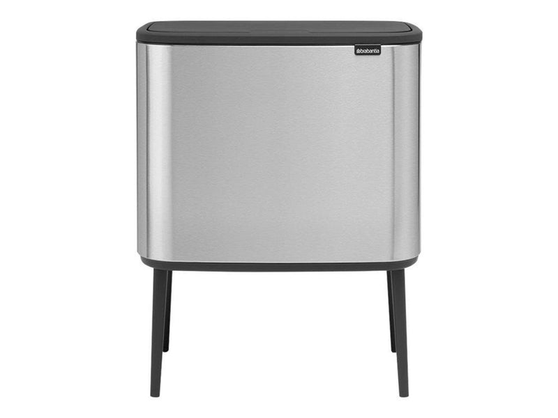 brabantia Bo Touch Bin - rubbish bin - 33 L - matt steel