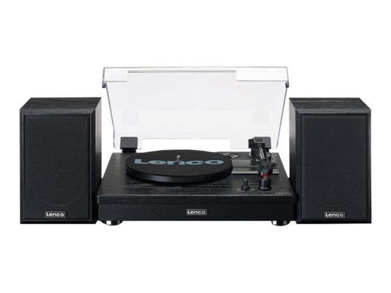 Lenco LS-101BK - Belt drive wooden Record Player - Plattenspieler Schwarz