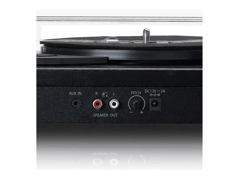 Lenco LS-101BK - Belt drive wooden Record Player - Plattenspieler Schwarz