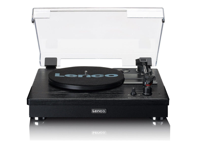Lenco LS-101BK - Belt drive wooden Record Player - Plattenspieler Schwarz