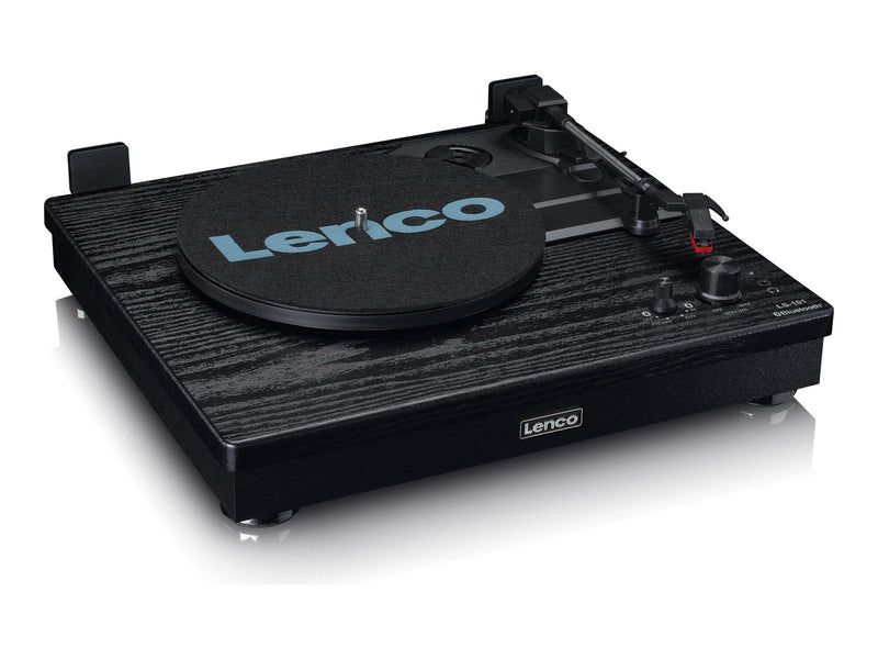 Lenco LS-101BK - Belt drive wooden Record Player - Plattenspieler Schwarz