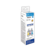 Epson Original T6642 Nachfülltinte cyan 6.500 Seiten 70ml (C13T664240)