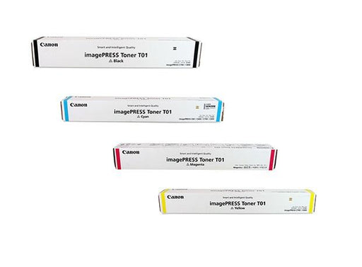 Canon Original Toner T01 4er-Set schwarz, cyan, magenta, gelb (OP8066B001)