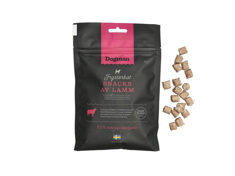 Dogman Hundesnacks Gefriergetrocknete Lammstücke 50g