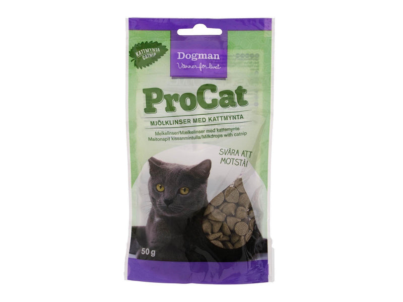 Dogman Procat Milk Drops Catnip 50g