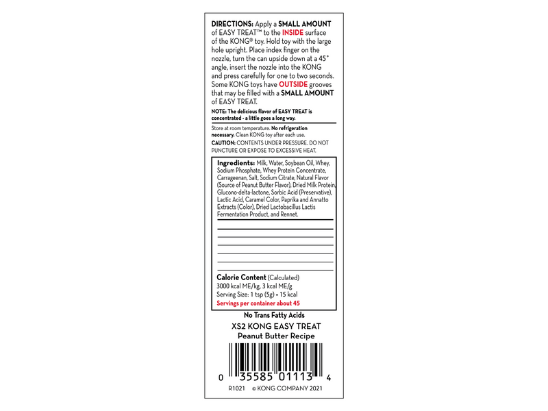 KONG Easytreat Peanut Butter 236ml