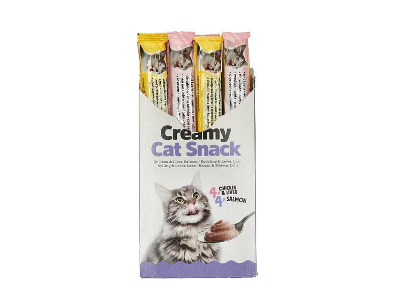Dogman Cat Treat Liquid Salsa 120g (8-Pack)