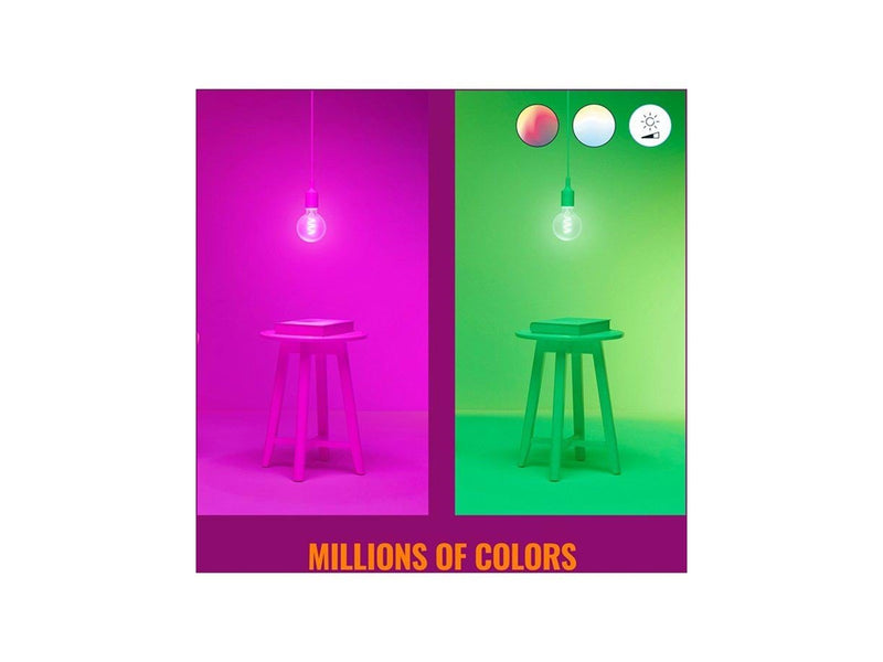 WiZ Filament Globe G95 6.3W RGB E27 Clear