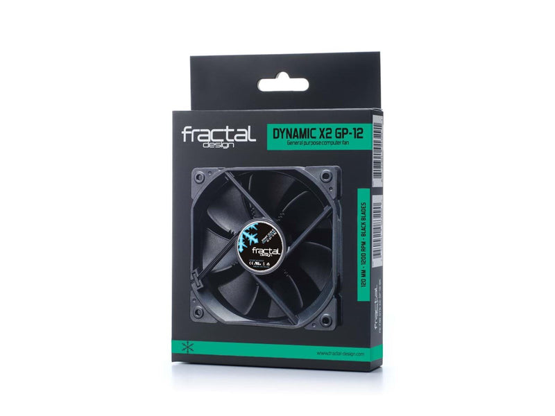 Fractal Design Fan Dynamic X2 GP-12 - Gehäuselüfter - 120mm - Schwarz - 19 dBA