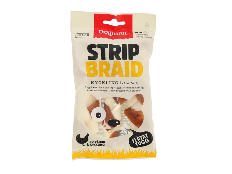 Dogman Chicken strip braid 3p