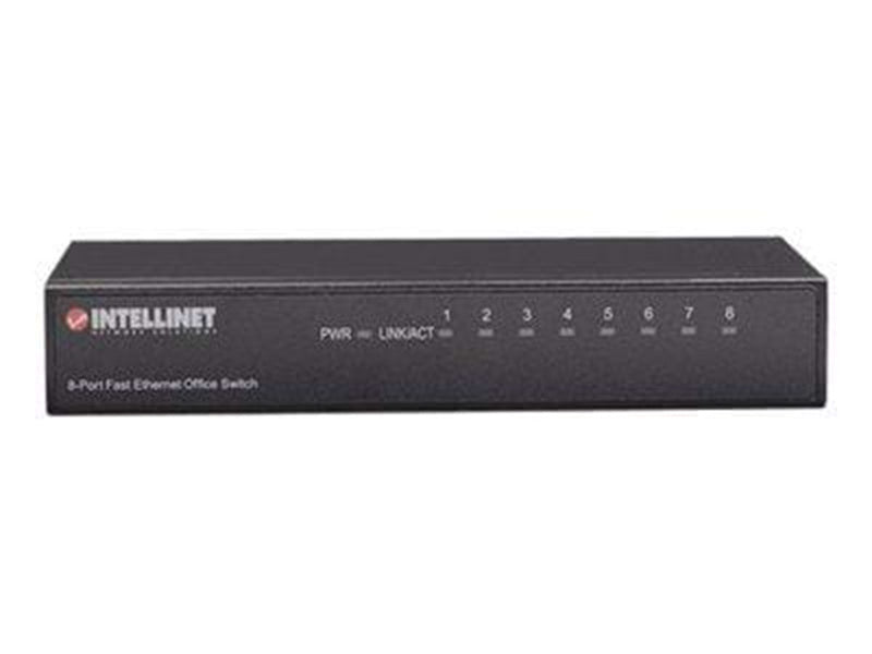 IC INTRACOM 8Port 10/100 Netzwerk Switch