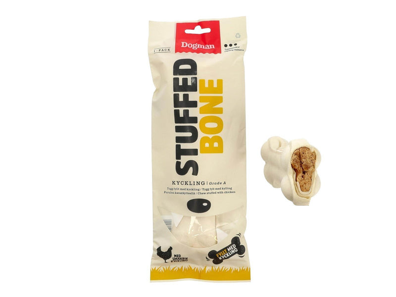 Dogman Chicken Stuffed Bone Dog Treat (1-Pack)