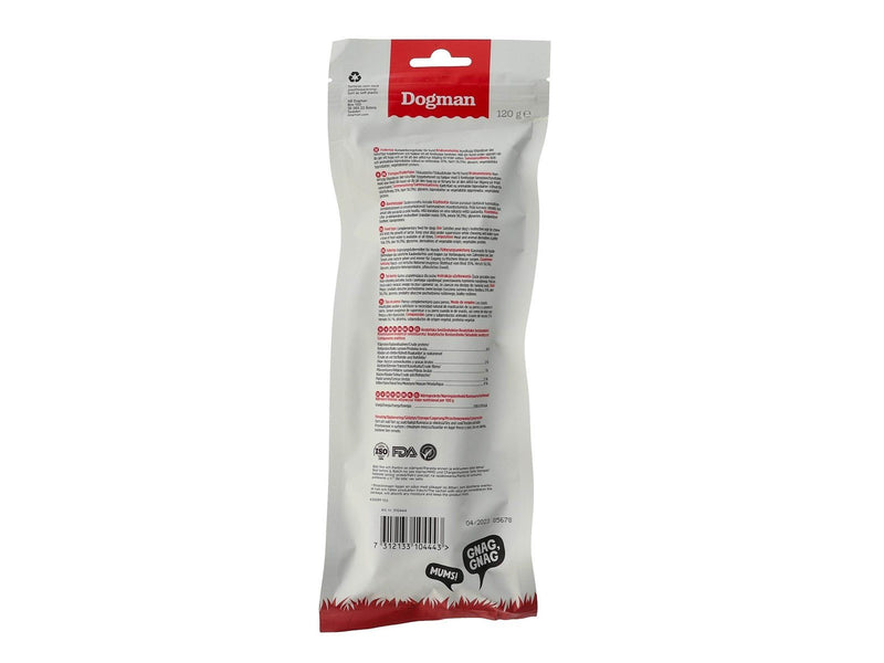 Dogman Hundeleckerlis Kaustangen Hirsch 20cm 120g (2-Pack)