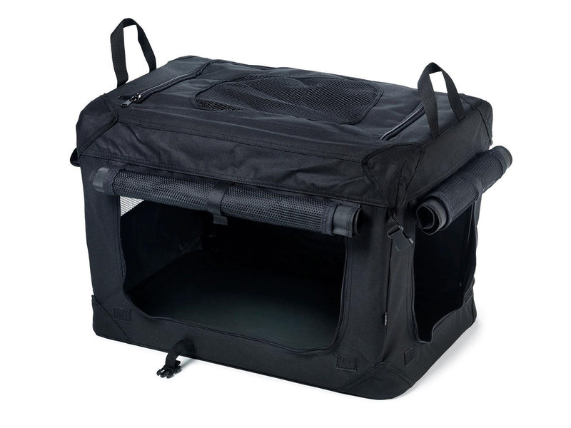 Dogman Pet Canvas Crate Milou Black 60x42x42cm