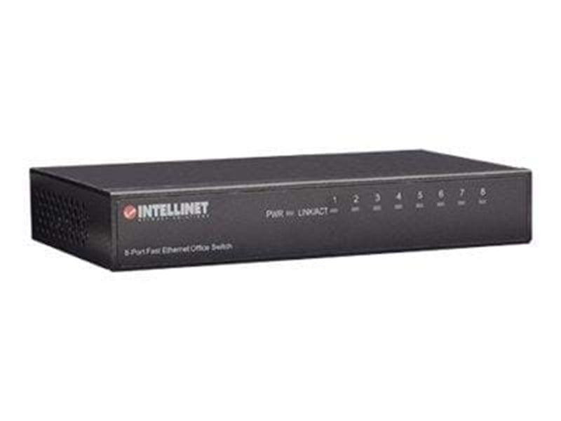 IC INTRACOM 8Port 10/100 Netzwerk Switch