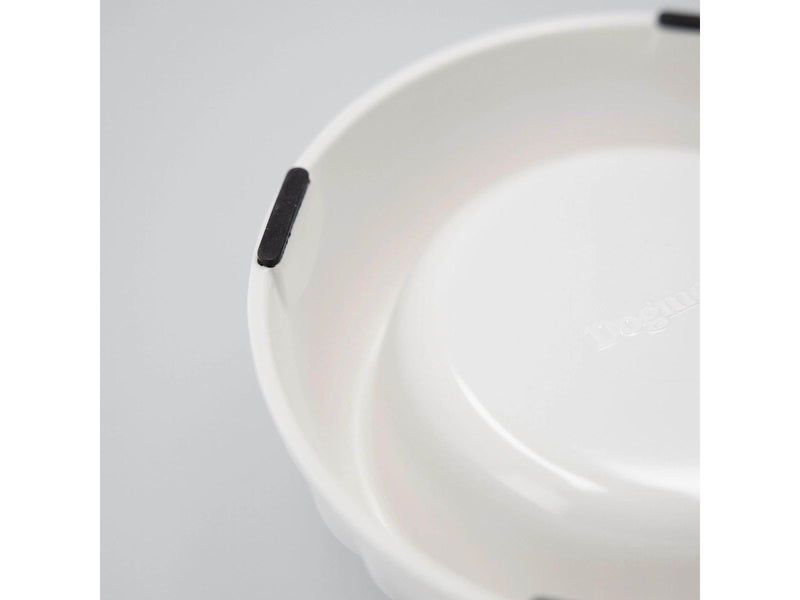 Dogman Retro-Futter- und Wassernapf Weiß Groß 700ml 22.6x7.2cm