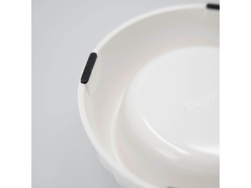 Dogman Retro-Futter- und Wassernapf Weiß Klein 160ml 14x4.6cm