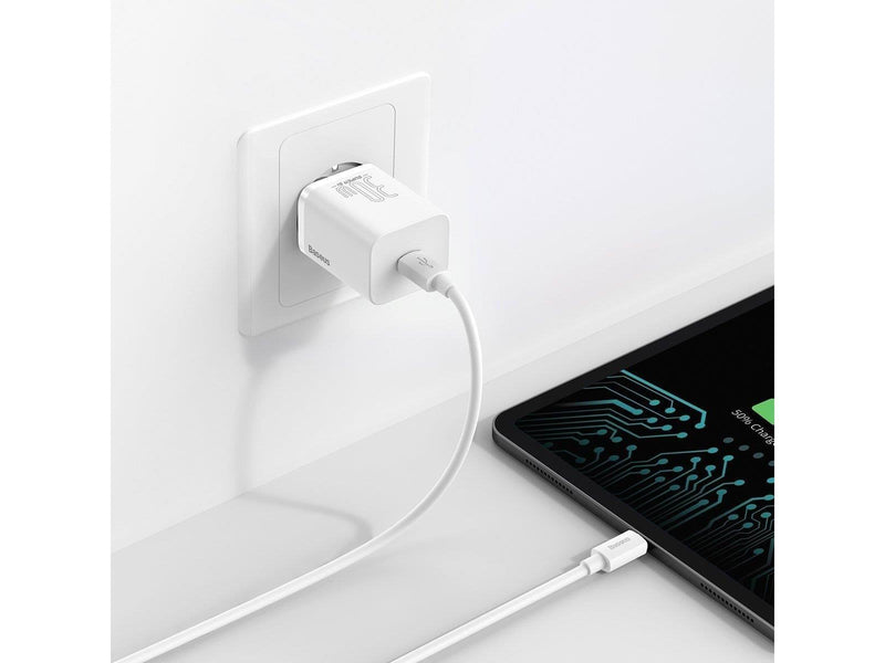 Baseus Quick Charger  Super Si 1C 30W (white)